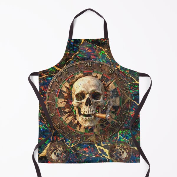 Item preview, A skull in the realm of darts and black opal designed and sold by Segasprojects.