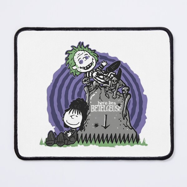 Item preview, Beetlejuice & Lydia Peanuts Style designed and sold by aTiredWitchArt.