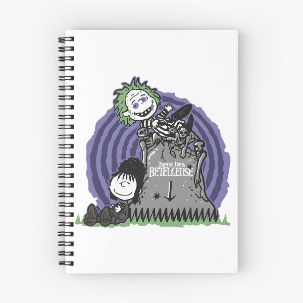 Item preview, Beetlejuice & Lydia Peanuts Style designed and sold by aTiredWitchArt.