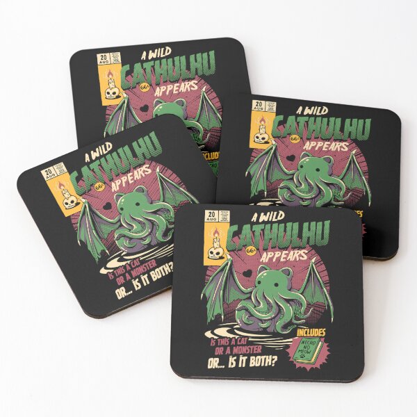 Item preview, Horror Comic Cover A Wild Cathulhu designed and sold by Abdelilah Asl.