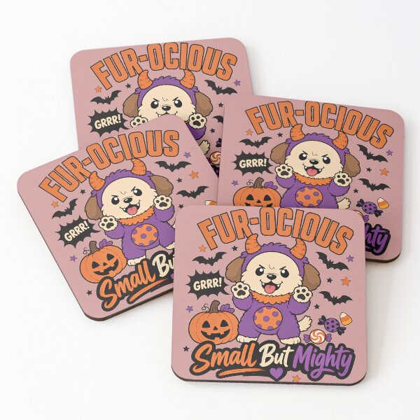 Item preview, Fur-ocious Halloween Dog Shirt | Small But Mighty Design designed and sold by MOCH- ART.