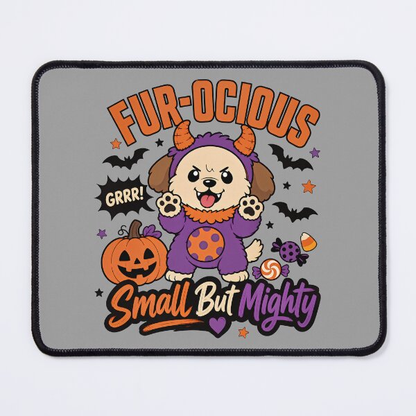 Item preview, Fur-ocious Halloween Dog Shirt | Small But Mighty Design designed and sold by MOCH- ART.