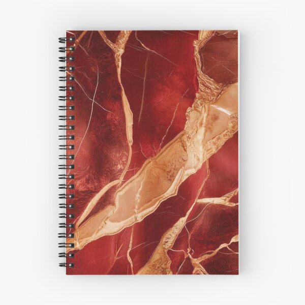 Item preview, Abstract Red and Gold Marble Design designed and sold by ZedColors.