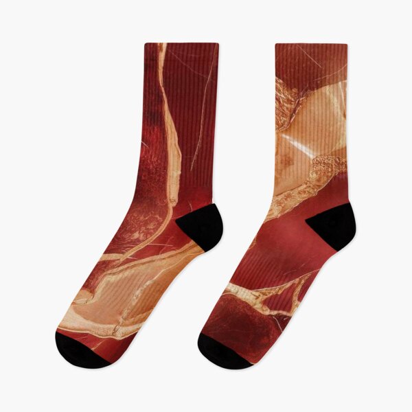 Item preview, Abstract Red and Gold Marble Design designed and sold by ZedColors.