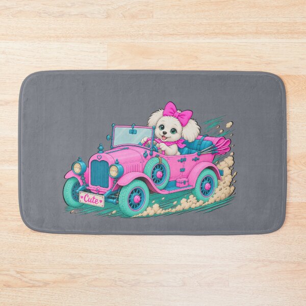 Item preview, Cute Ride – Vintage Puppy Roadster designed and sold by Aimetoi.