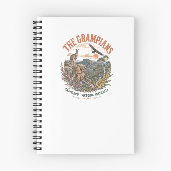 Item preview, The Grampians Gariwerd Victoria Art Kangaroo Cliff National Park Vintage designed and sold by Yellowriversss.