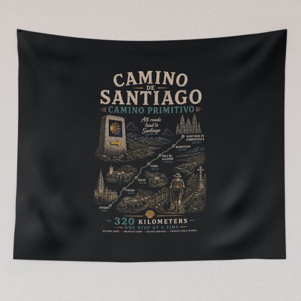 Item preview, Camino Primitivo - Camino de Santiago designed and sold by GoodOldVintage.