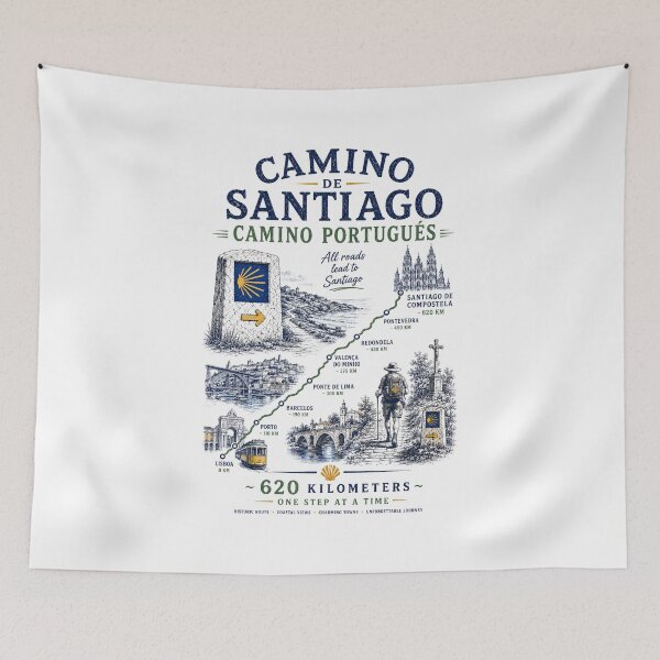 Item preview, Camino Portugues - Camino de Santiago designed and sold by GoodOldVintage.