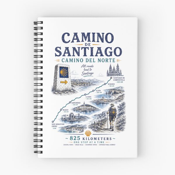 Item preview, Camino Del Norte - Camino de Santiago designed and sold by GoodOldVintage.