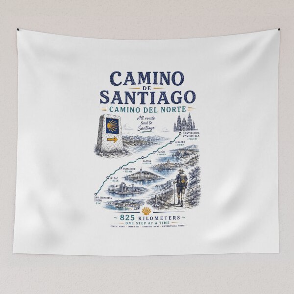 Item preview, Camino Del Norte - Camino de Santiago designed and sold by GoodOldVintage.