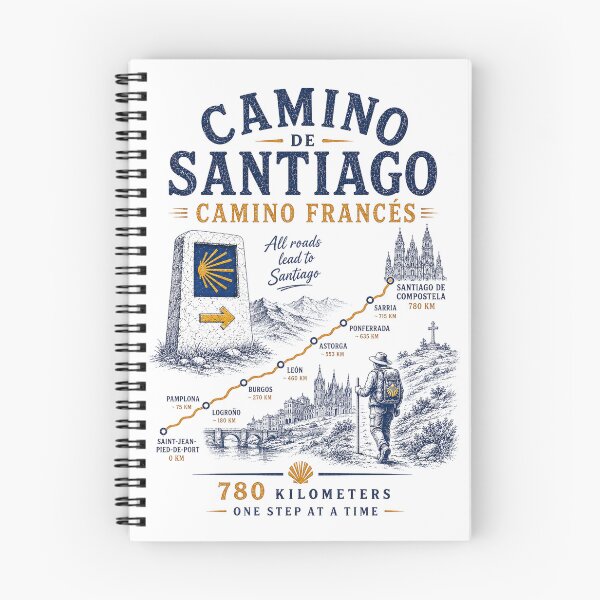Item preview, Camino Francés - Camino de Santiago designed and sold by GoodOldVintage.