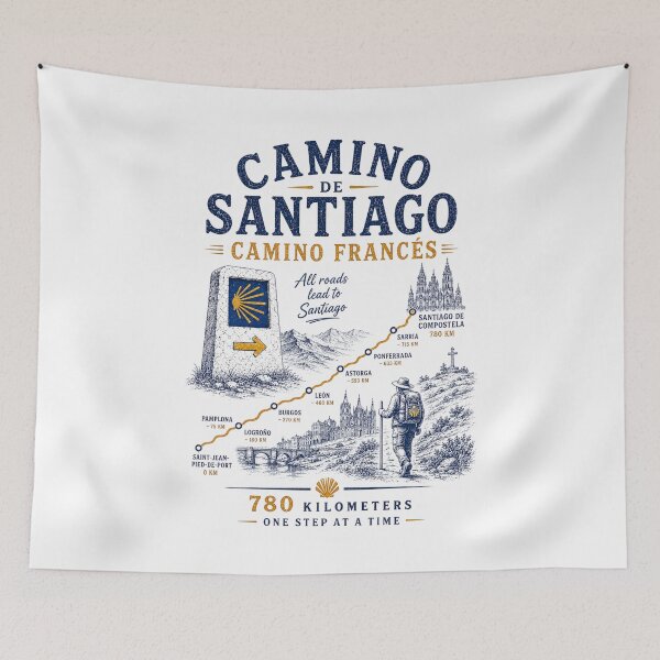 Item preview, Camino Frances - Camino de Santiago designed and sold by GoodOldVintage.