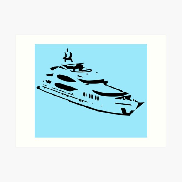 yacht Art Print