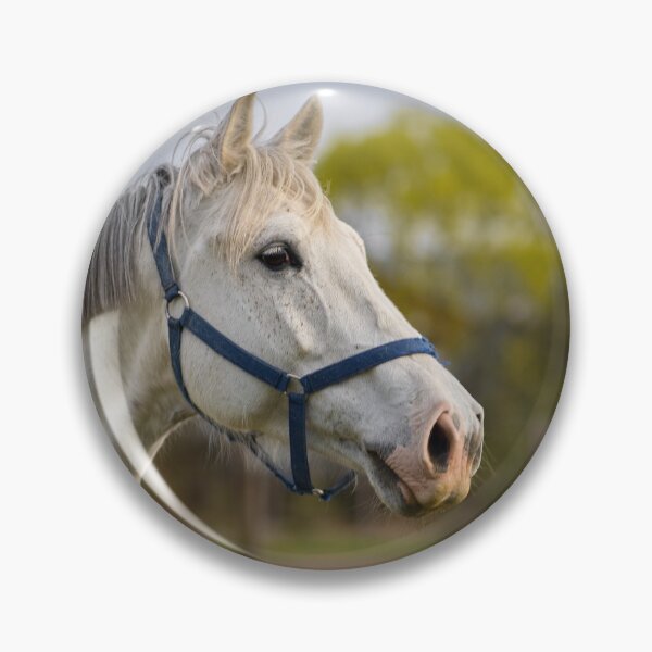 Item preview, Beautiful White Horse Portrait in Nature designed and sold by Rogi74.