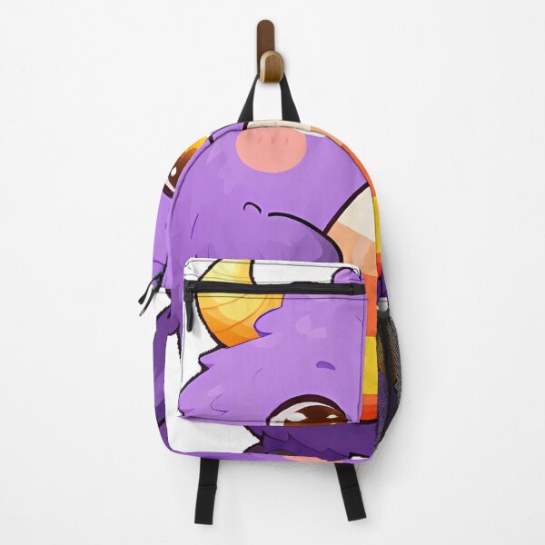 Item preview, Cute Fluffy Violet Monster with Candy Corn Icon designed and sold by pumsquare.