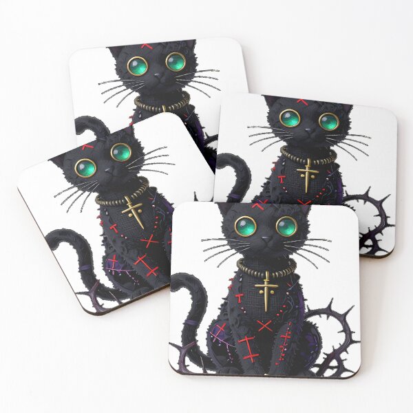 Item preview, Gothic Voodoo Black Cat designed and sold by IllumeInk.