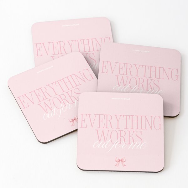 Item preview, everything works out for me designed and sold by justcutepinkthings.