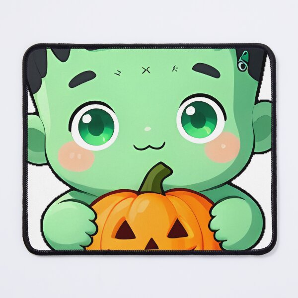 Item preview, Cute Baby Frankenstein Monster with Pumpkin Icon designed and sold by pumsquare.