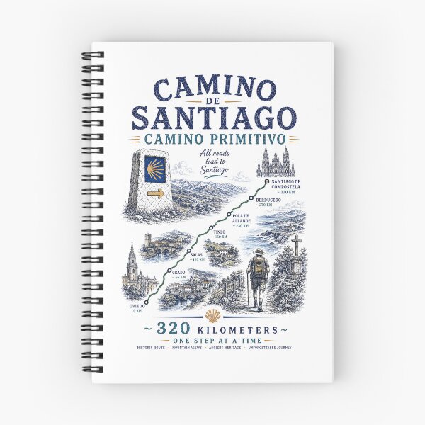 Item preview, Camino Primitivo - Camino de Santiago designed and sold by GoodOldVintage.