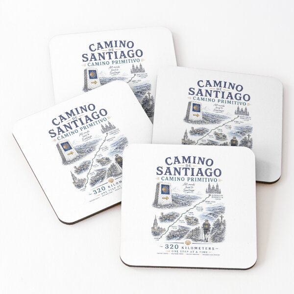Aperçu de l'œuvre Camino Primitivo - Camino de Santiago créée et vendue par GoodOldVintage.