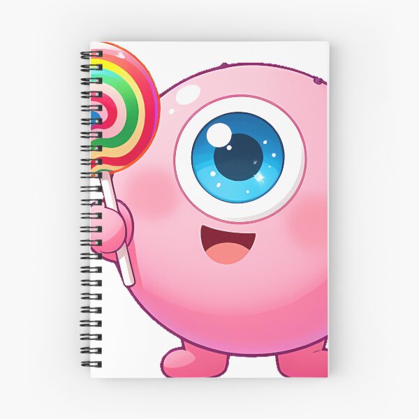 Item preview, Cute One-Eyed Cyclops Monster with Lollipop Icon designed and sold by pumsquare.