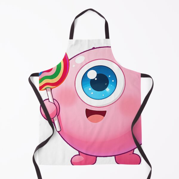 Item preview, Cute One-Eyed Cyclops Monster with Lollipop Icon designed and sold by pumsquare.