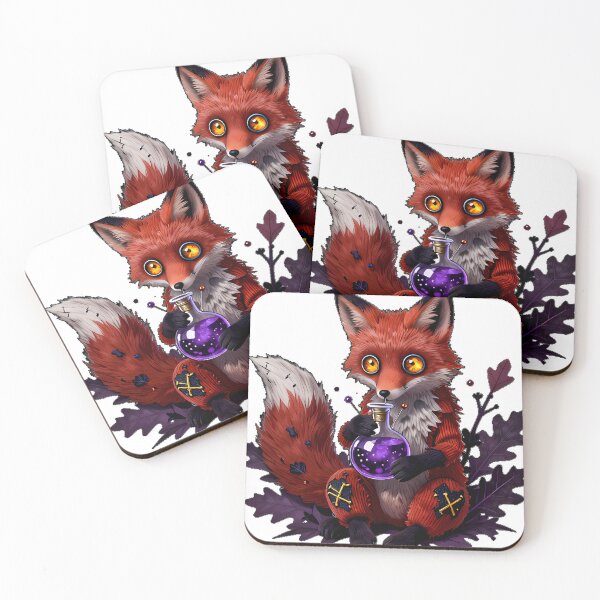 Item preview, Gothic Voodoo Red Fox designed and sold by IllumeInk.
