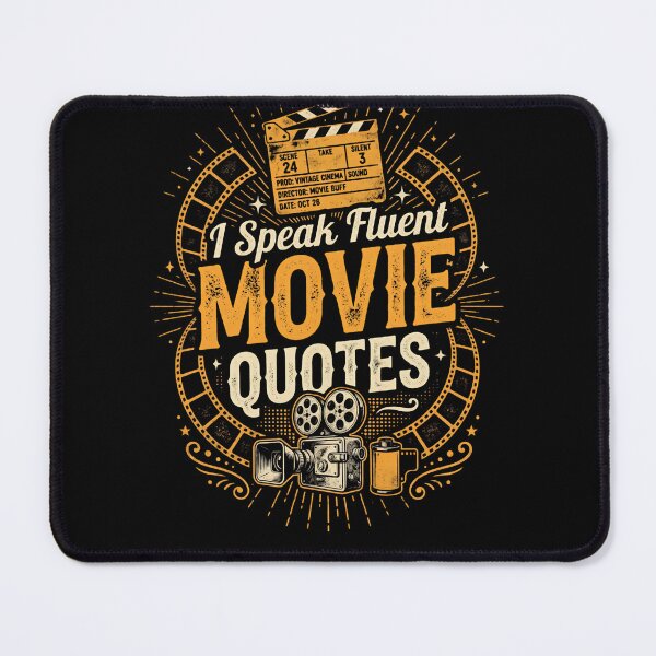 Item preview, I Speak Fluent Movie Quotes Film Lover Cinema Enthusiast designed and sold by w66aboo.