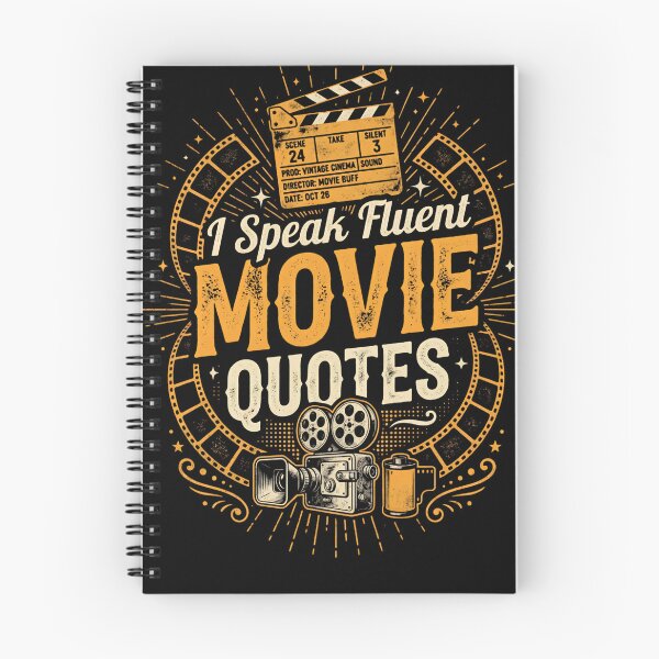 Item preview, I Speak Fluent Movie Quotes Film Lover Cinema Enthusiast designed and sold by w66aboo.