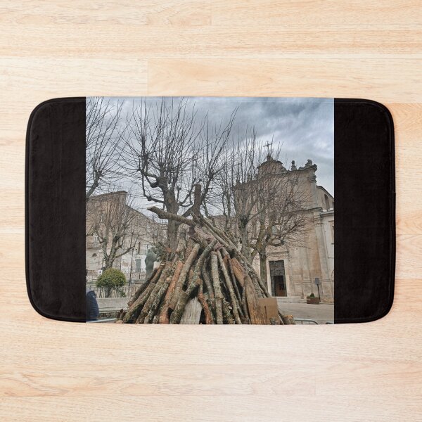 Item preview, Fanoja di San Giuseppe Bonfire Preparation - Monte Sant'Angelo Gargano designed and sold by EpicVistas.