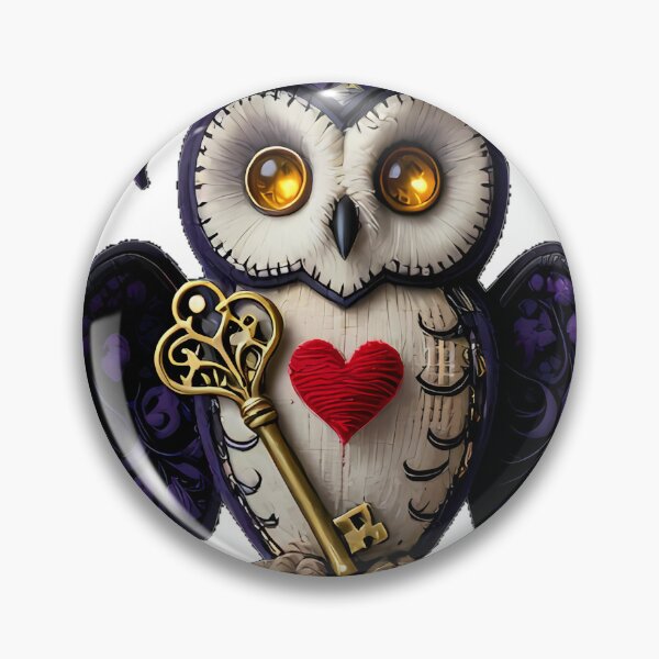 Item preview, Gothic Voodoo Barn Owl designed and sold by IllumeInk.