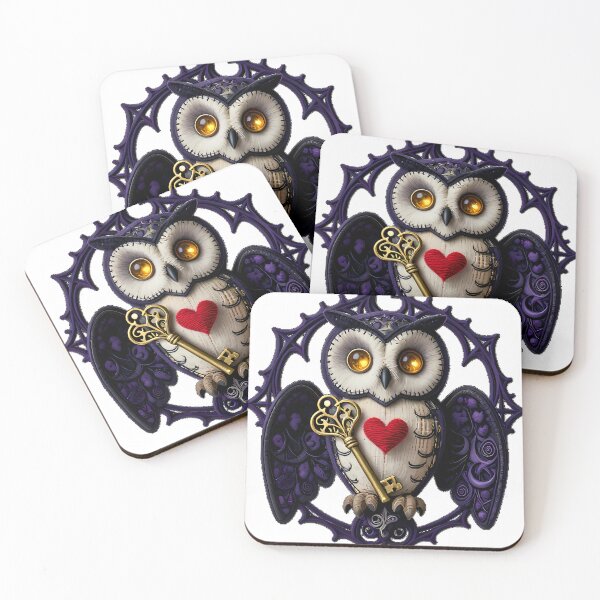 Item preview, Gothic Voodoo Barn Owl designed and sold by IllumeInk.