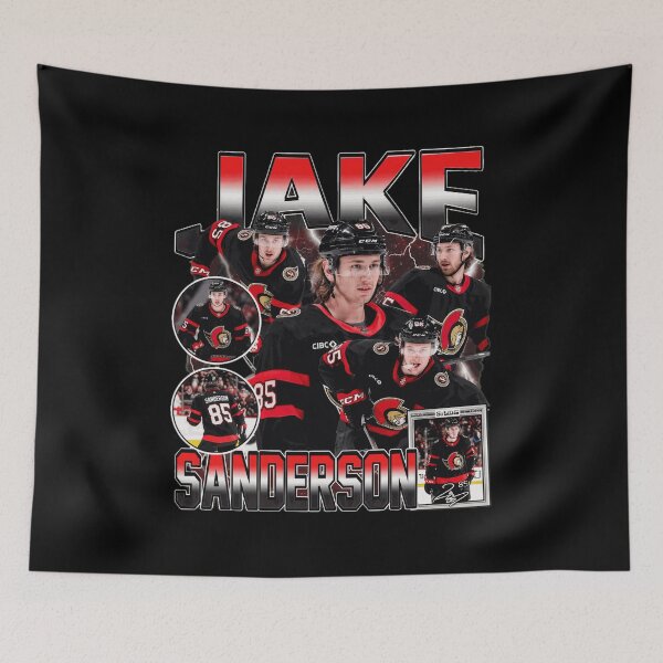 Item preview, Jake Sanderson Vintage Hockey Collage designed and sold by lyaDubas1986.