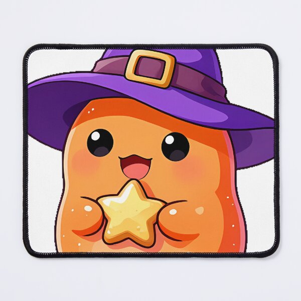 Item preview, Cute Orange Blob Monster with Witch Hat Icon designed and sold by pumsquare.