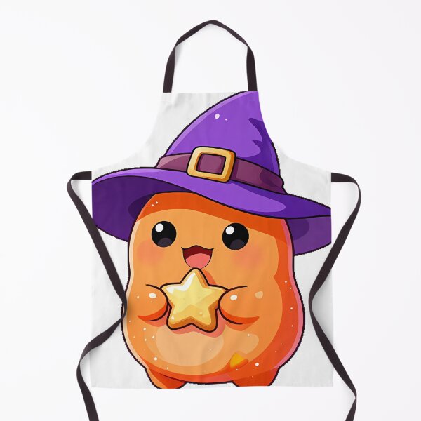 Item preview, Cute Orange Blob Monster with Witch Hat Icon designed and sold by pumsquare.