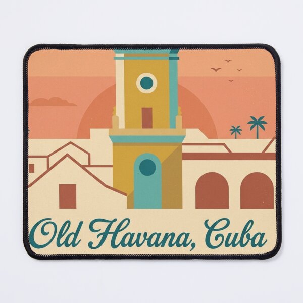 Item preview, Old Havana Cuba – Vintage Travel Poster Illustration designed and sold by @SHINTOSARTSTORE.