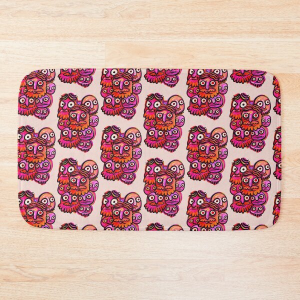 Item preview, Colorful Weird Faces Surreal Doodle Art designed and sold by lalatrash.