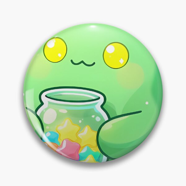 Item preview, Cute Spooky Slime Monster with Star Candy Jar Icon designed and sold by pumsquare.
