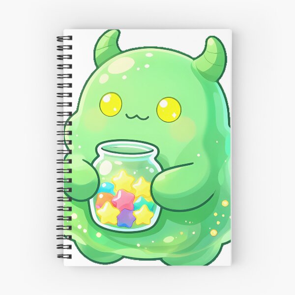 Item preview, Cute Spooky Slime Monster with Star Candy Jar Icon designed and sold by pumsquare.