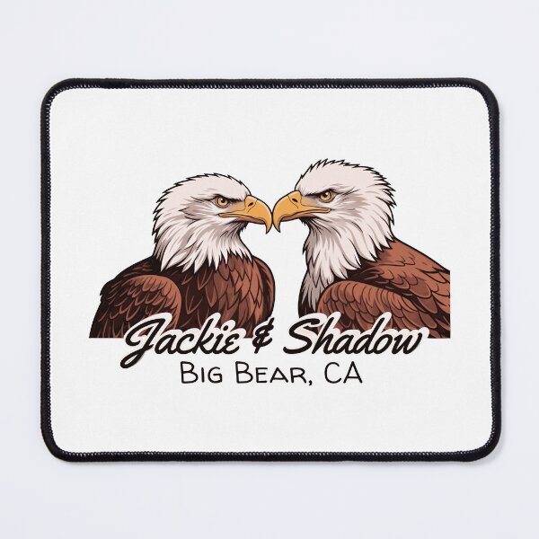 Item preview, Jackie & Shadow Big Bear California Eagle Design designed and sold by hassanatouh.