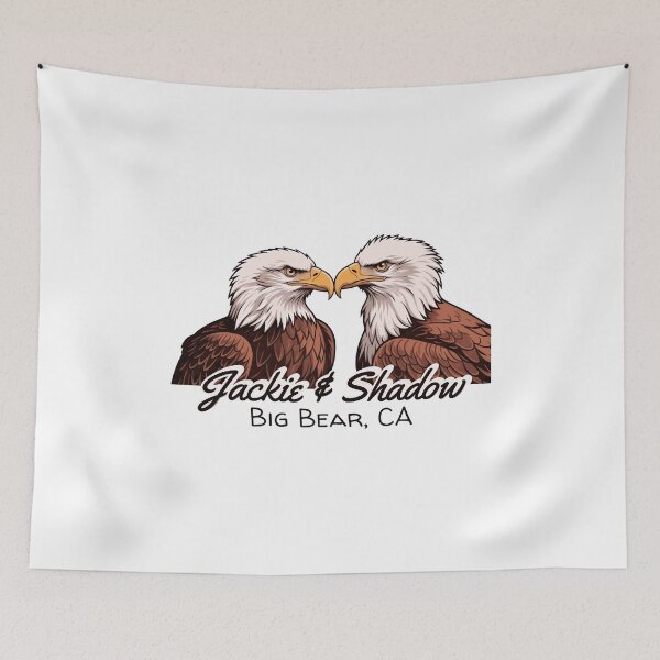 Item preview, Jackie & Shadow Big Bear California Eagle Design designed and sold by hassanatouh.