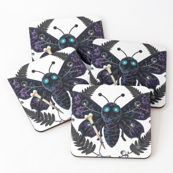 Item preview, Gothic Voodoo Luna Moth designed and sold by IllumeInk.