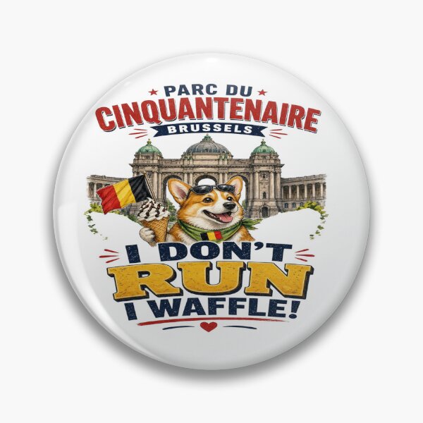 Item preview, Brussels Belgium Belgian Waffle Funny Corgi Funny designed and sold by Sushikidsntoddlers.