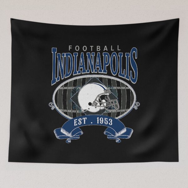 Item preview, Vintage Football Indianapolis Retro Helmet designed and sold by MichelleC17118.