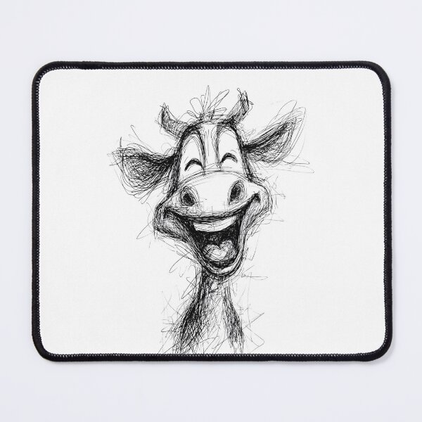 Item preview, Funny Cow Doodle designed and sold by BRETT'S ART STUDIO.