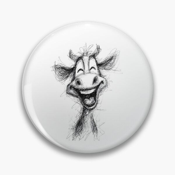 Item preview, Funny Cow Doodle designed and sold by BRETT'S ART STUDIO.