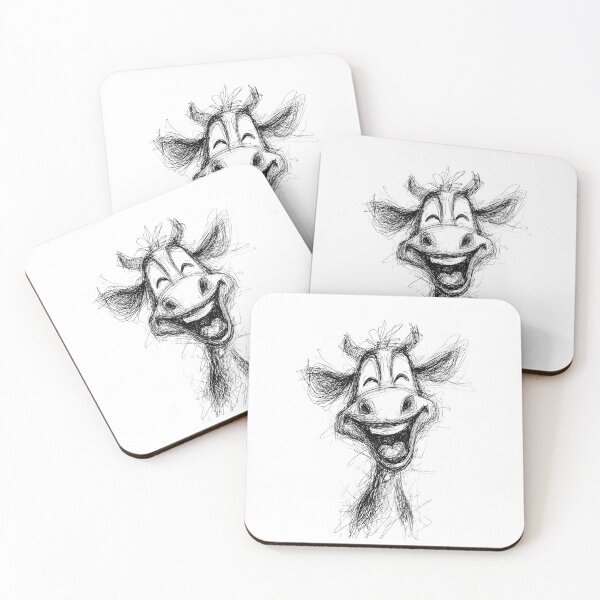 Item preview, Funny Cow Doodle designed and sold by BRETT'S ART STUDIO.