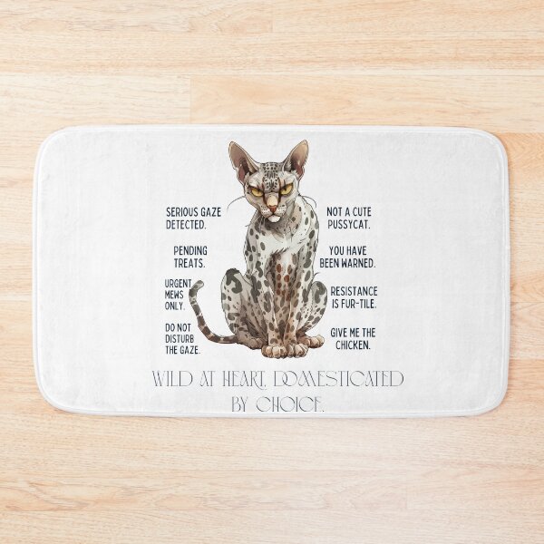 Item preview, Wild At Heart Domesticated By Choice Spotted Cat Funny designed and sold by Sitred123.