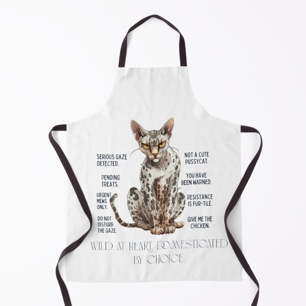 Item preview, Wild At Heart Domesticated By Choice Spotted Cat Funny designed and sold by Sitred123.