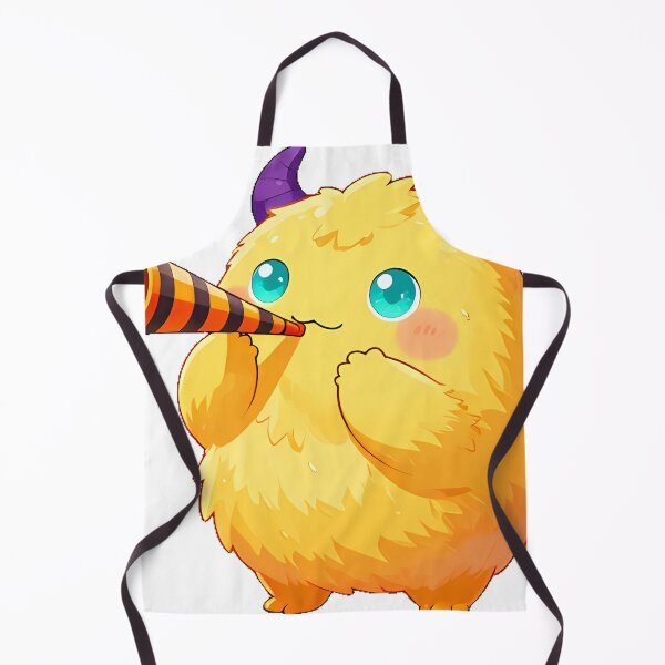 Item preview, Cute Fluffy Yellow Monster with Party Horn Icon designed and sold by pumsquare.